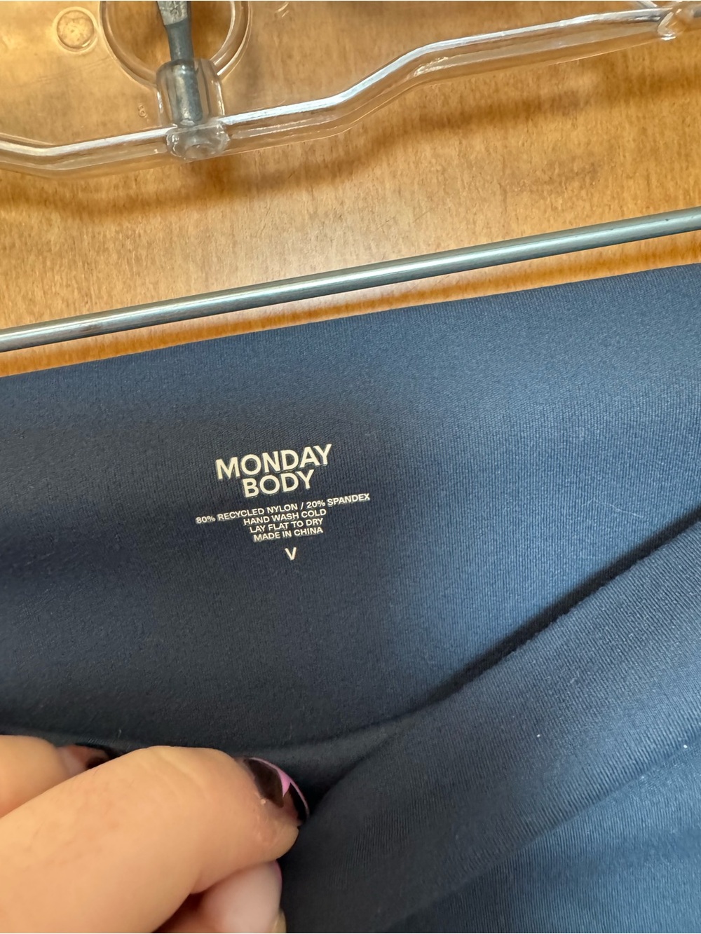 Monday Swimwear Navy High-Waist Bike Shorts - Picture 4 of 4